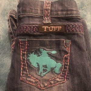 Girls cowgirl tuff wild and wool